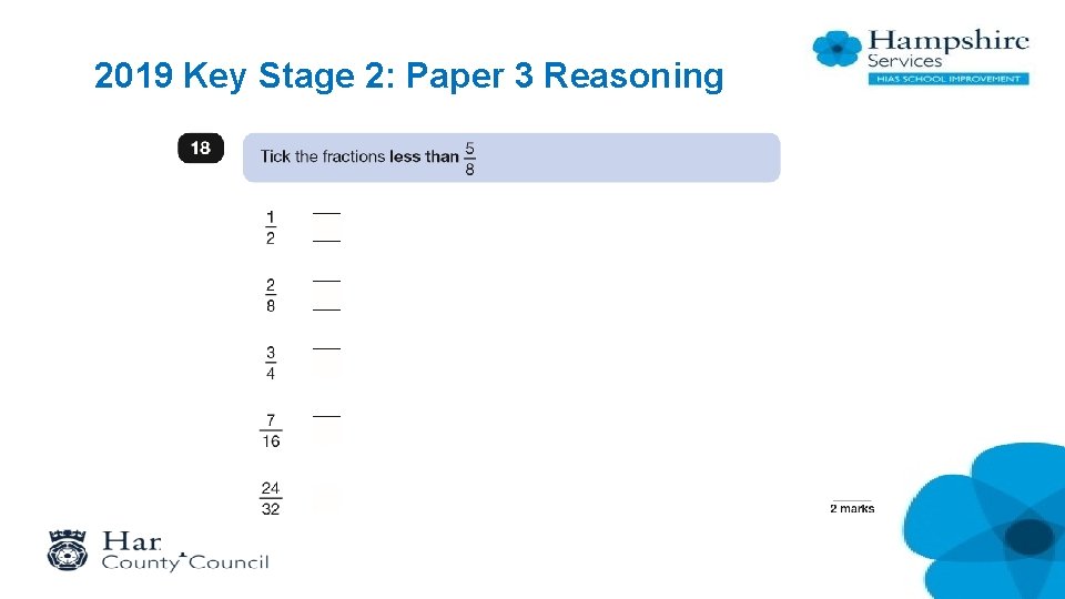 2019 Key Stage 2: Paper 3 Reasoning 