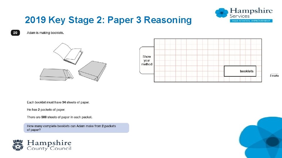 2019 Key Stage 2: Paper 3 Reasoning 