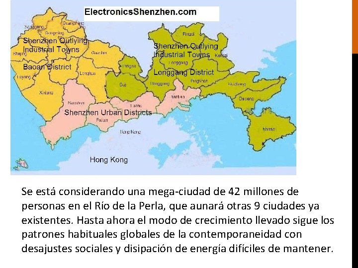Se está considerando una mega-ciudad de 42 millones de personas en el Río de