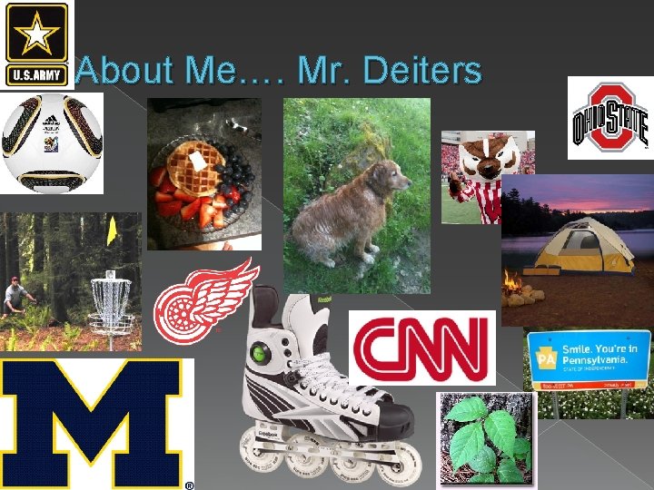 About Me…. Mr. Deiters 