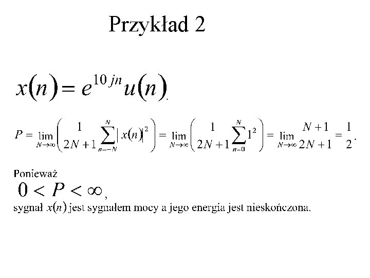 Przykład 2 Przykład 2