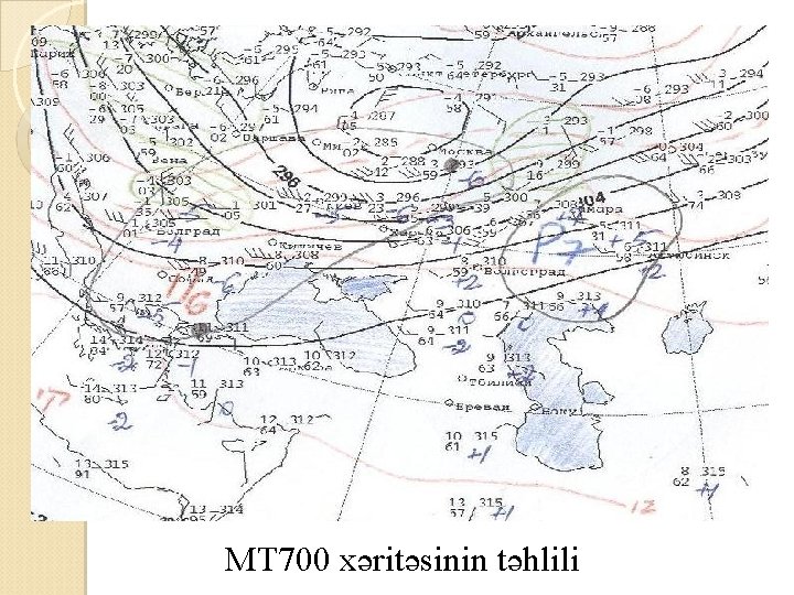 MT 700 xəritəsinin təhlili 