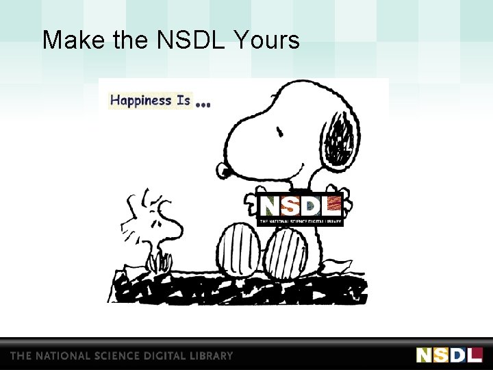 Make the NSDL Yours 
