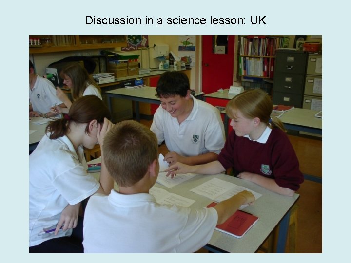 Discussion in a science lesson: UK 