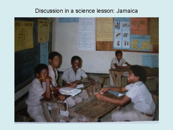 Discussion in a science lesson: Jamaica 