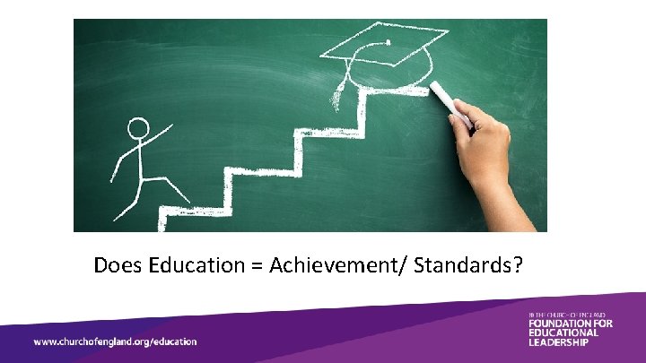Does Education = Achievement/ Standards? 