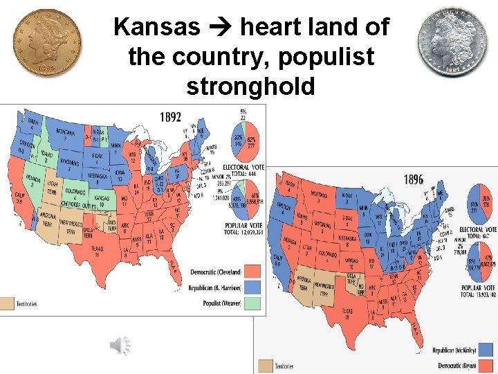 Kansas heart land of the country, populist stronghold 
