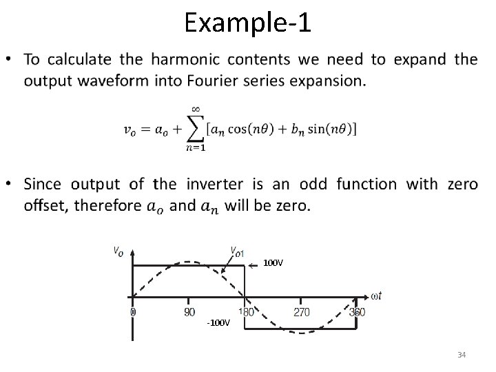 Example-1 • 100 V -100 V 34 