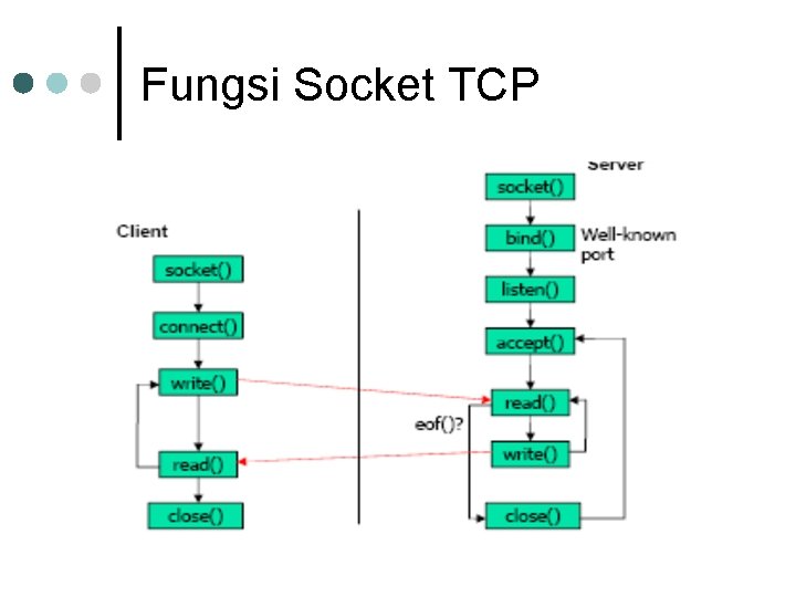 Fungsi Socket TCP 