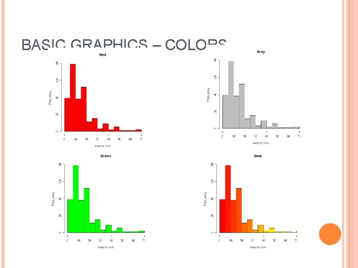 BASIC GRAPHICS – COLORS 