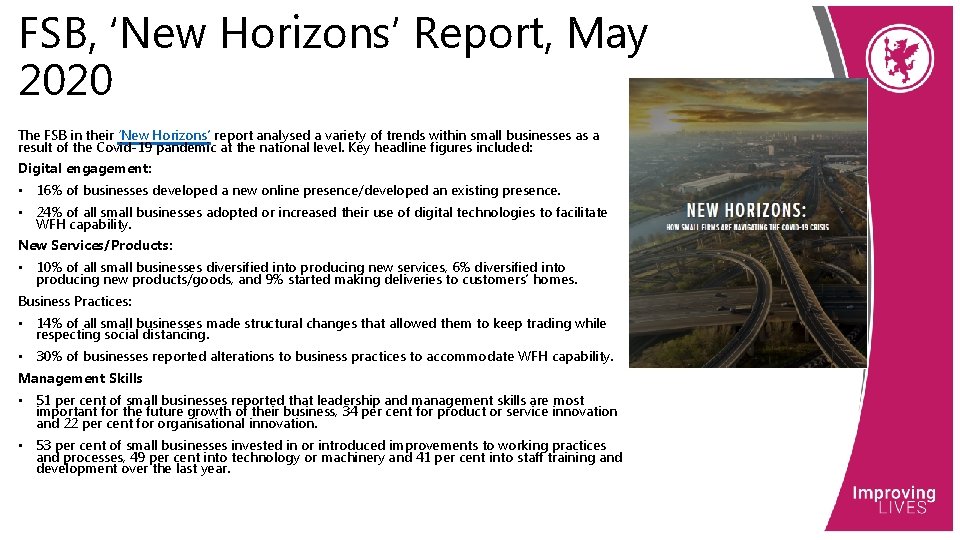 FSB, ‘New Horizons’ Report, May 2020 The FSB in their ‘New Horizons’ report analysed