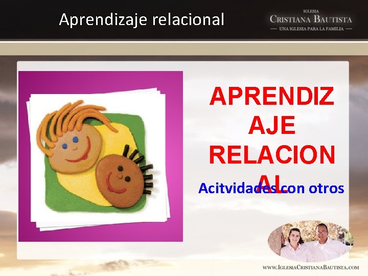 Aprendizaje relacional APRENDIZ AJE RELACION ALcon otros Acitvidades 