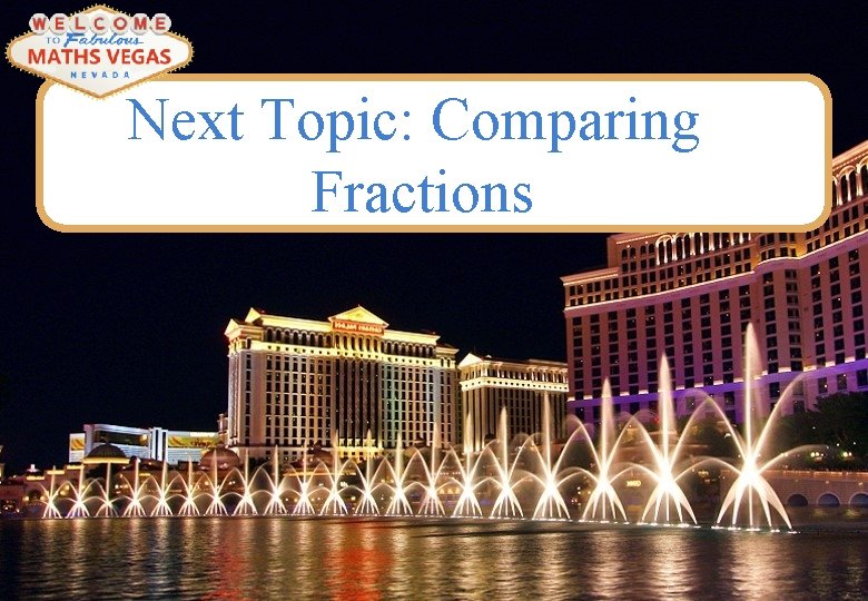 Next Topic: Comparing Fractions 
