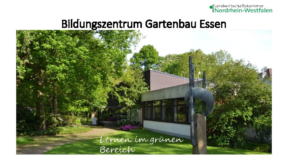 Bildungszentrum Gartenbau Essen Lernen im grünen Bereich 