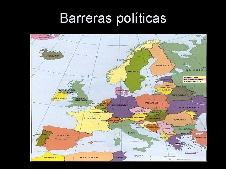 Barreras políticas 