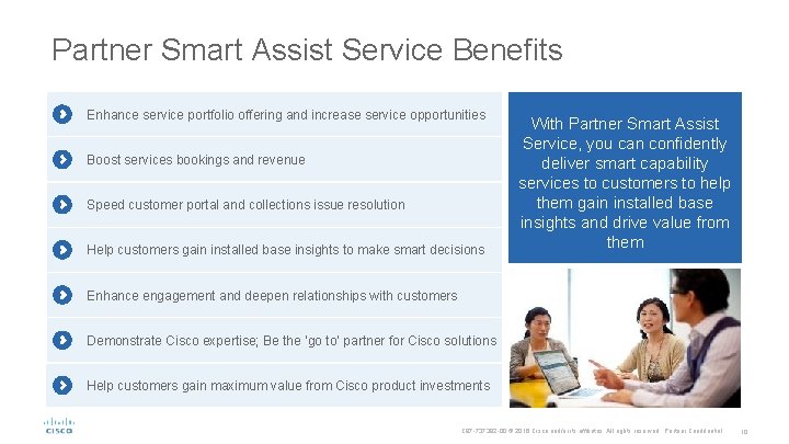 Partner Smart Assist Service Benefits Enhance service portfolio offering and increase service opportunities Boost Partner Smart Assist Service Benefits Enhance service portfolio offering and increase service opportunities Boost
