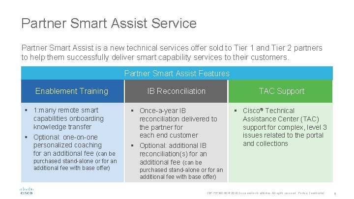 Partner Smart Assist Service Partner Smart Assist is a new technical services offer sold Partner Smart Assist Service Partner Smart Assist is a new technical services offer sold