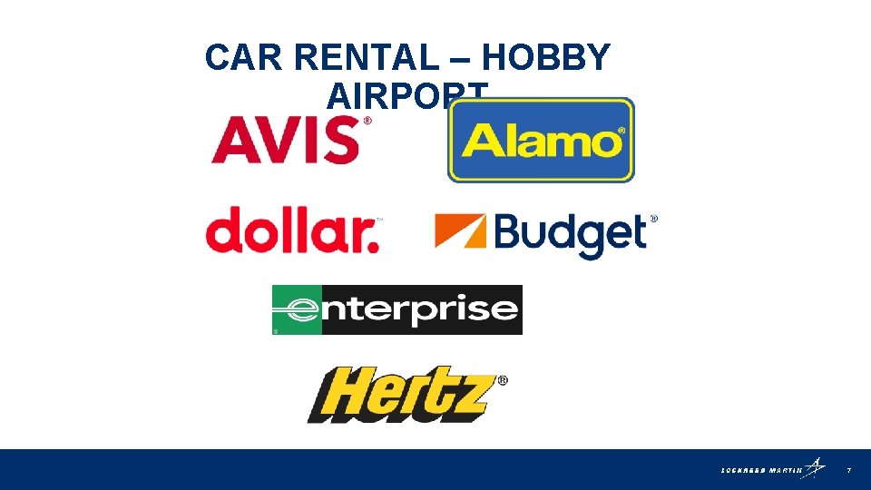 CAR RENTAL – HOBBY AIRPORT 7 