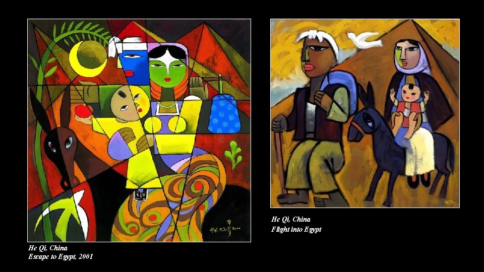 He Qi, China Flight into Egypt He Qi, China Escape to Egypt, 2001 