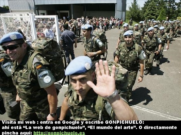 Visita mi web : entra en Google y escribe GONPICHUELO: ahí está “La web
