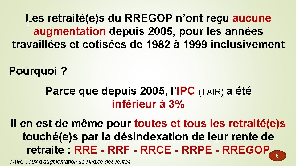 Rregop Les rgimes de retraite des secteurs public et
