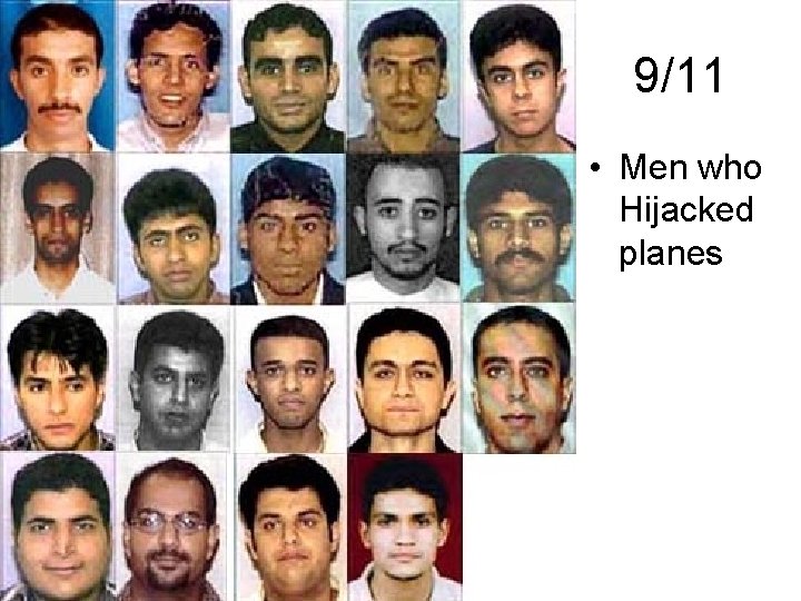 9/11 • Men who Hijacked planes 