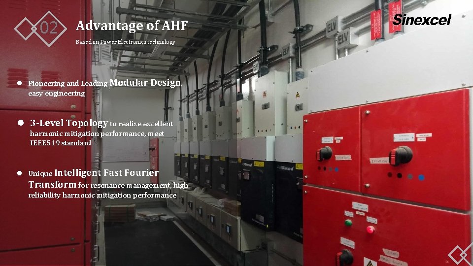 02 Advantage of AHF Based on Power Electronics technology l Pioneering and Leading Modular