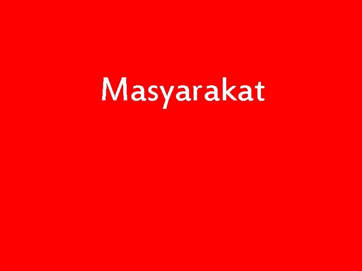 Masyarakat 