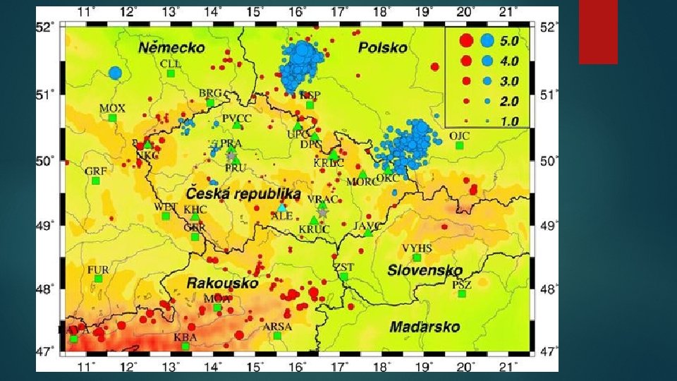 Zemětřesení = krátkodobý, ale výrazný projev vnitřní energie Země Pojmy související se zemětřesením: ohnisko,