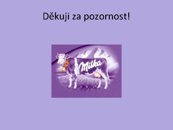 Děkuji za pozornost! 