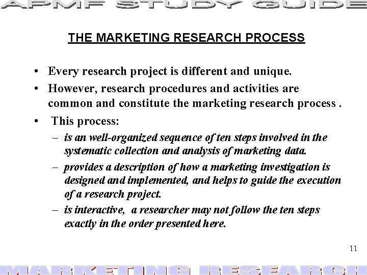 THE MARKETING RESEARCH PROCESS • Every research project is different and unique. • However, THE MARKETING RESEARCH PROCESS • Every research project is different and unique. • However,