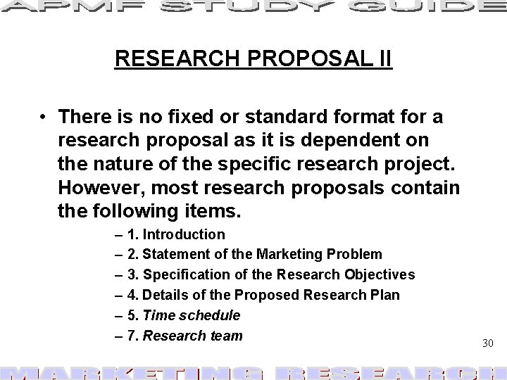 RESEARCH PROPOSAL II • There is no fixed or standard format for a research RESEARCH PROPOSAL II • There is no fixed or standard format for a research