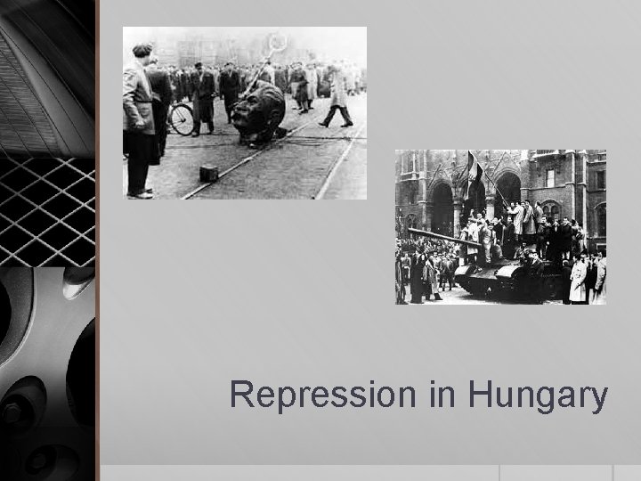 Repression in Hungary 