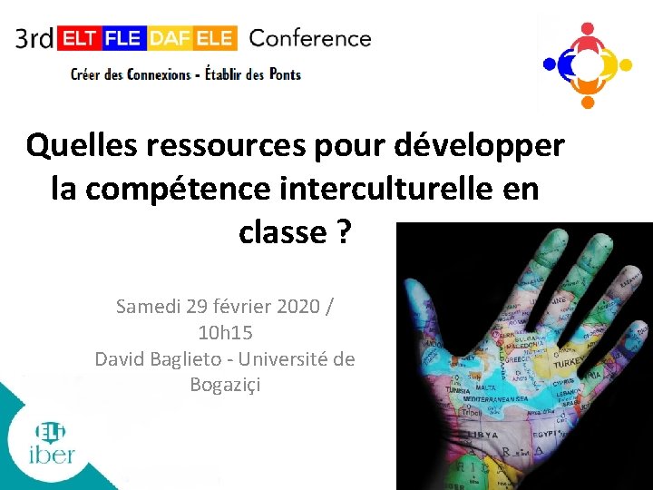 Quelles ressources pour développer la compétence interculturelle en classe ? Samedi 29 février 2020
