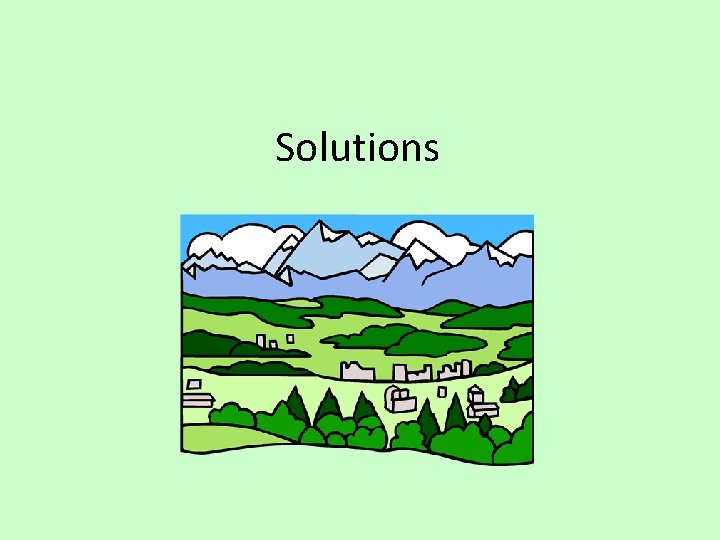Solutions 