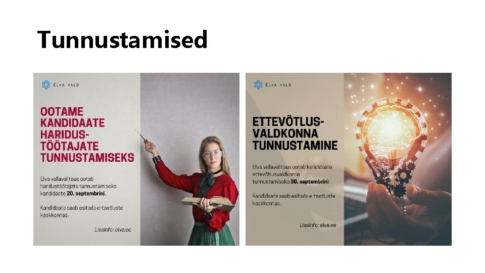 Tunnustamised 