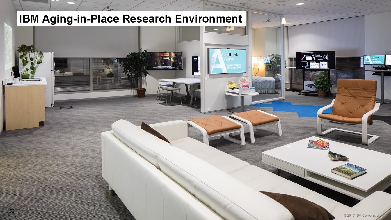 IBM Accessibility Research IBM Aging-in-Place Research Environment 52 © 2017 IBM Corporation 