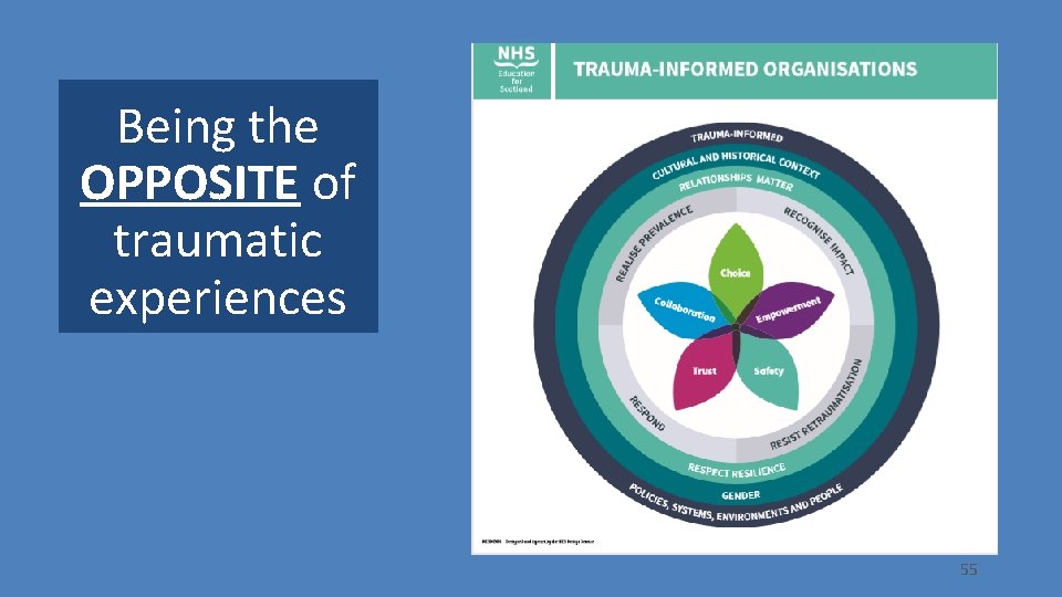 Being the OPPOSITE of traumatic experiences 55 