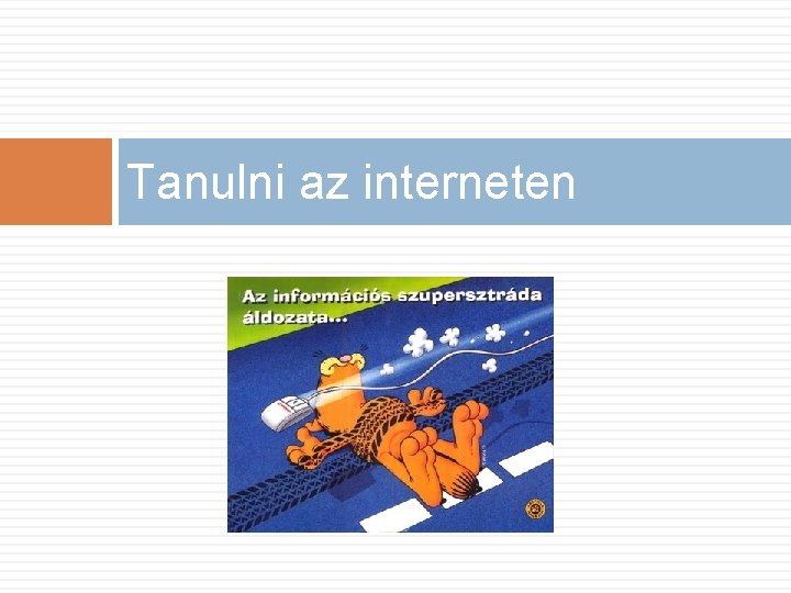 Tanulni az interneten 
