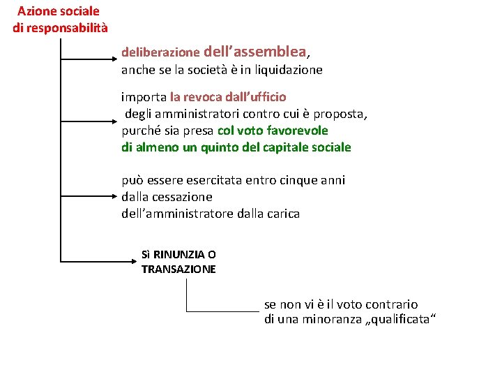 Azione sociale di responsabilità deliberazione dell’assemblea, anche se la società è in liquidazione importa