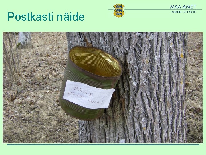 Postkasti näide 