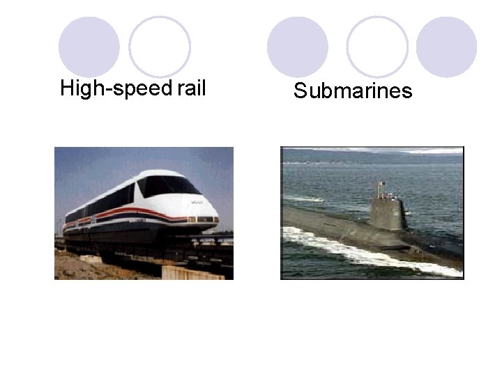 High-speed rail Submarines 