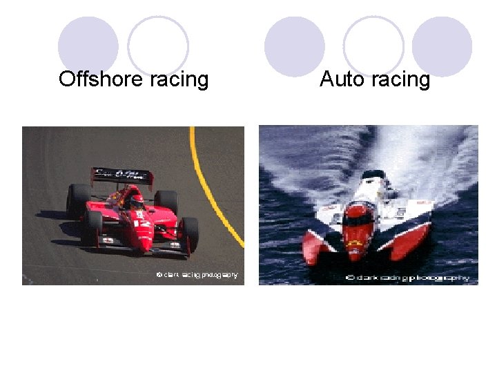 Offshore racing Auto racing 