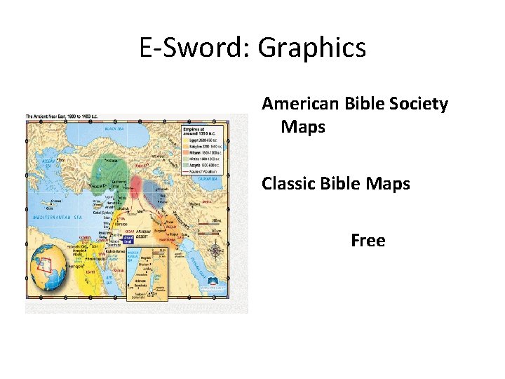 E-Sword: Graphics American Bible Society Maps Classic Bible Maps Free 