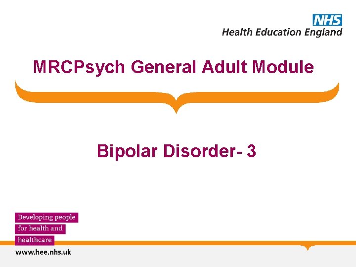 MRCPsych General Adult Module Bipolar Disorder- 3 