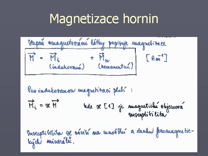 Magnetizace hornin 