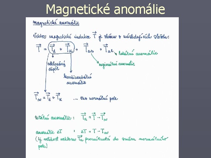 Magnetické anomálie 