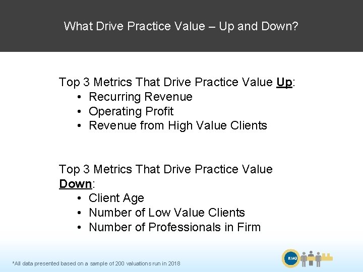 What Drive Practice Value – Up and Down? Top 3 Metrics That Drive Practice