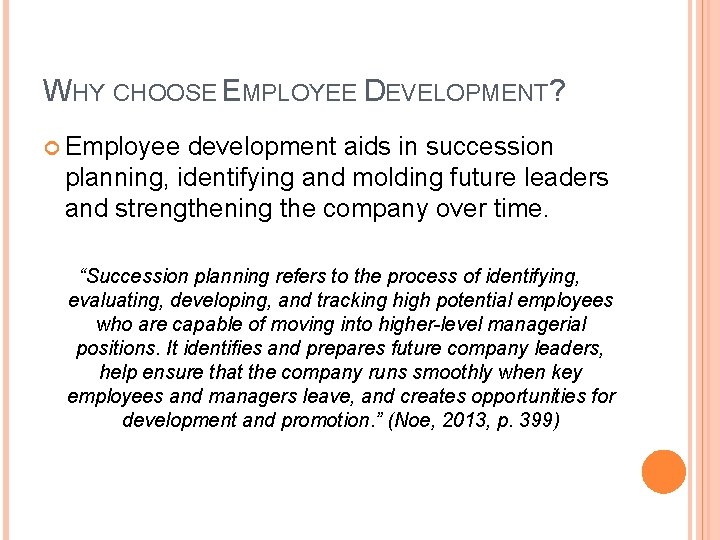 EMPLOYEE DEVELOPMENT PLAN Cultivating Tomorrows Leaders Jenna Holtz