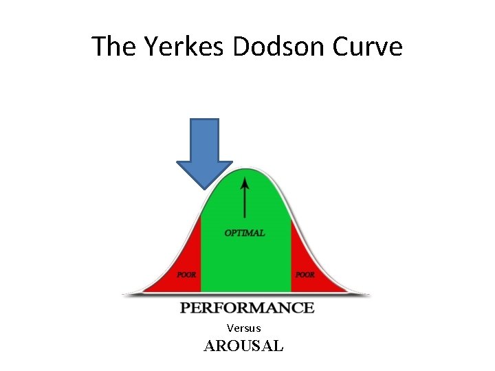 The Yerkes Dodson Curve Versus AROUSAL 